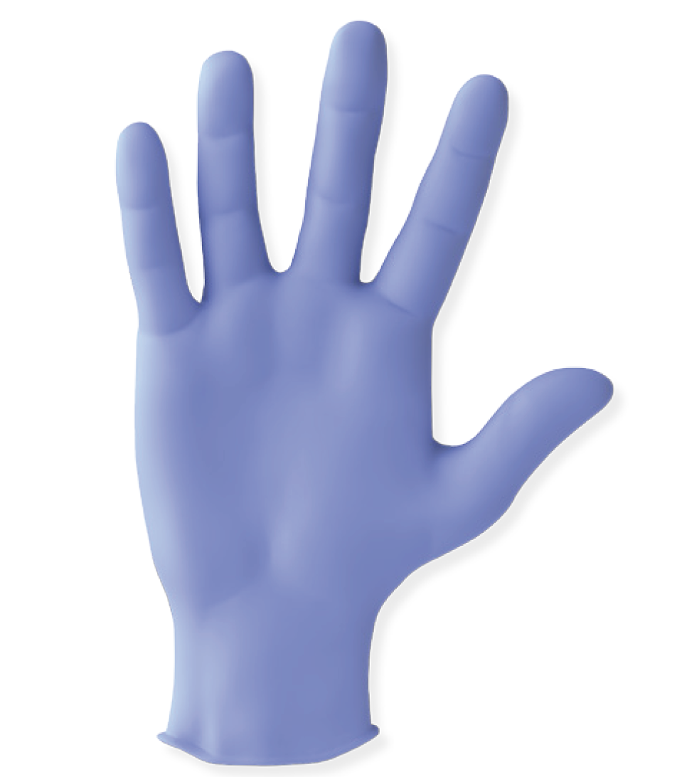 Nitrile Gloves 3.5 - Light Blue (200/Box)