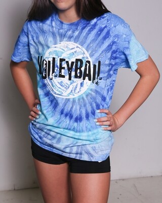Volleyball Tie Dye S/S
