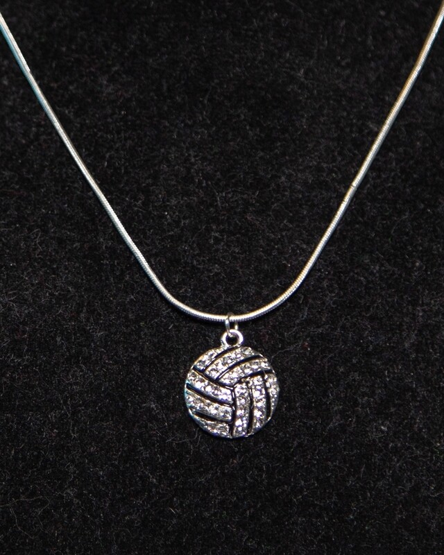 Volleyball Bling Necklace