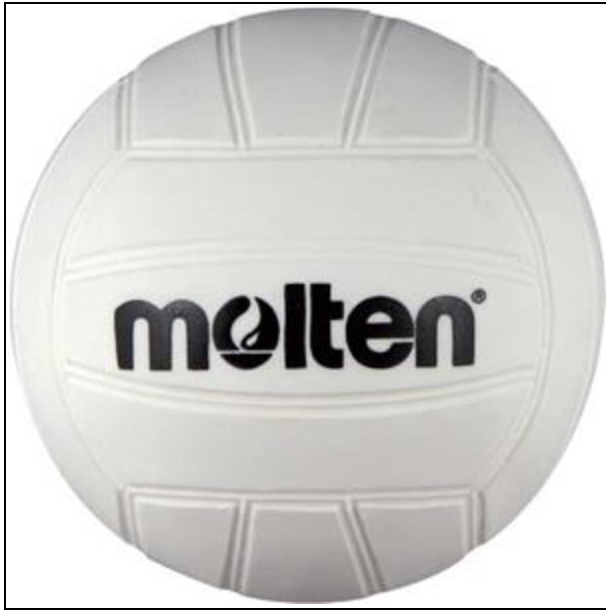 Novelty Molten Mini - 4" White Volleyball