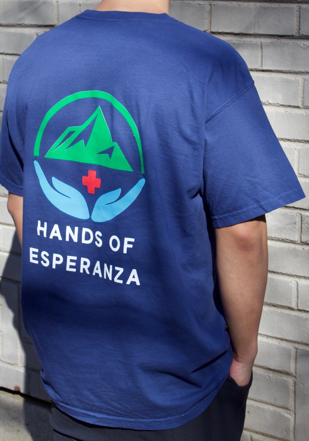 Blue Short Sleeve T-Shirt w/ Logo