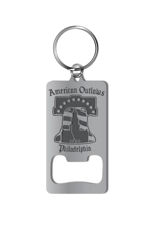 AO Philly Bottle Opener Keychain
