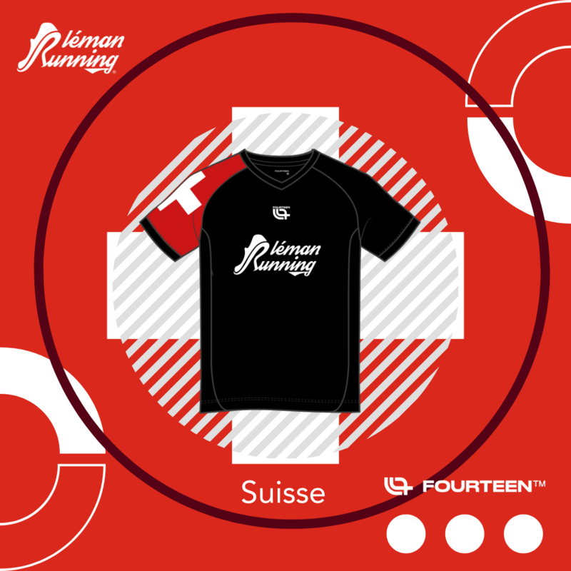 T-Shirt Léman Running Noir - SUISSE T-Shirt Léman Running Noir - SUISSE