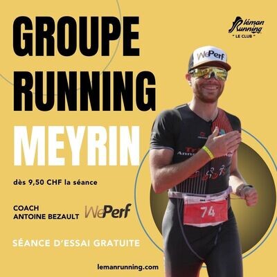 Léman Running Club Meyrin - Mercredi soir avec Antoine