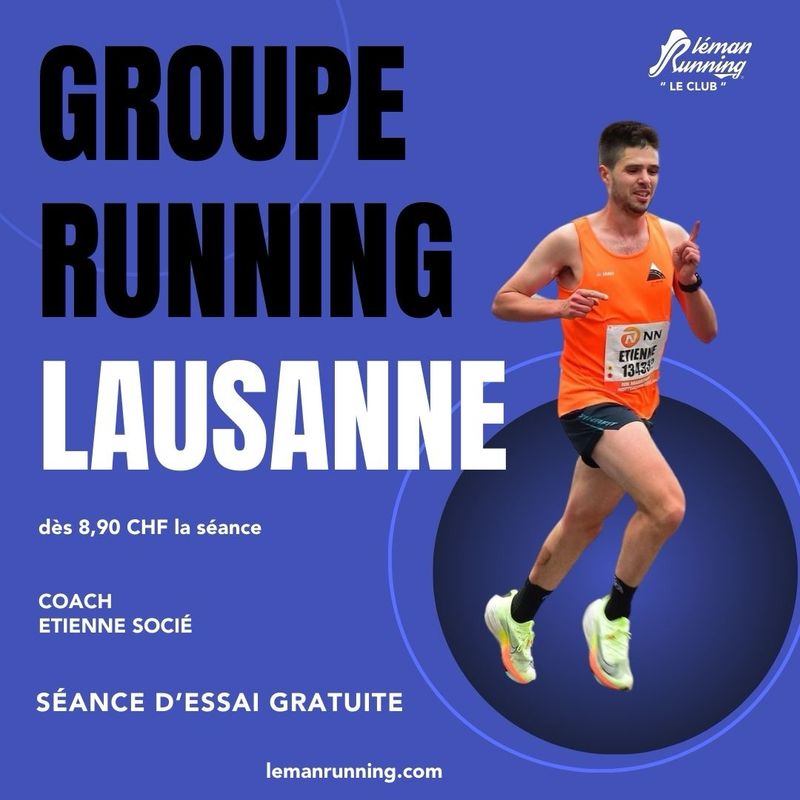Léman Running Club Lausanne - Mardi soir avec Etienne