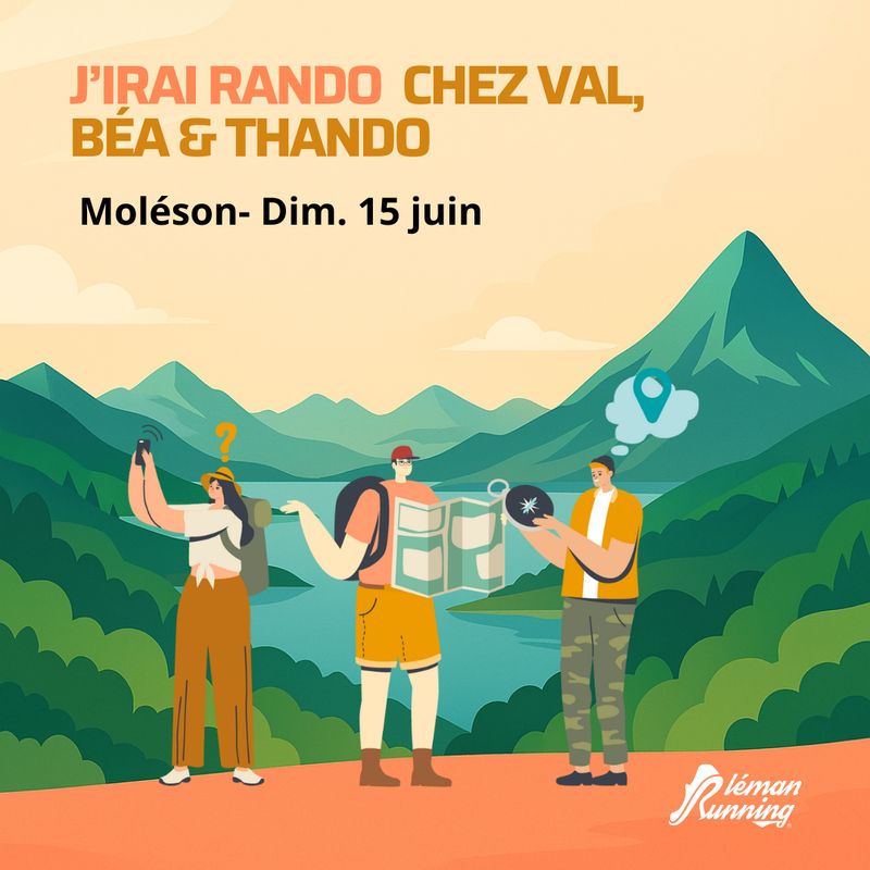 J'irai rando-trail chez Béa, Val et Thando au Moléson - Dimanche 15 juin