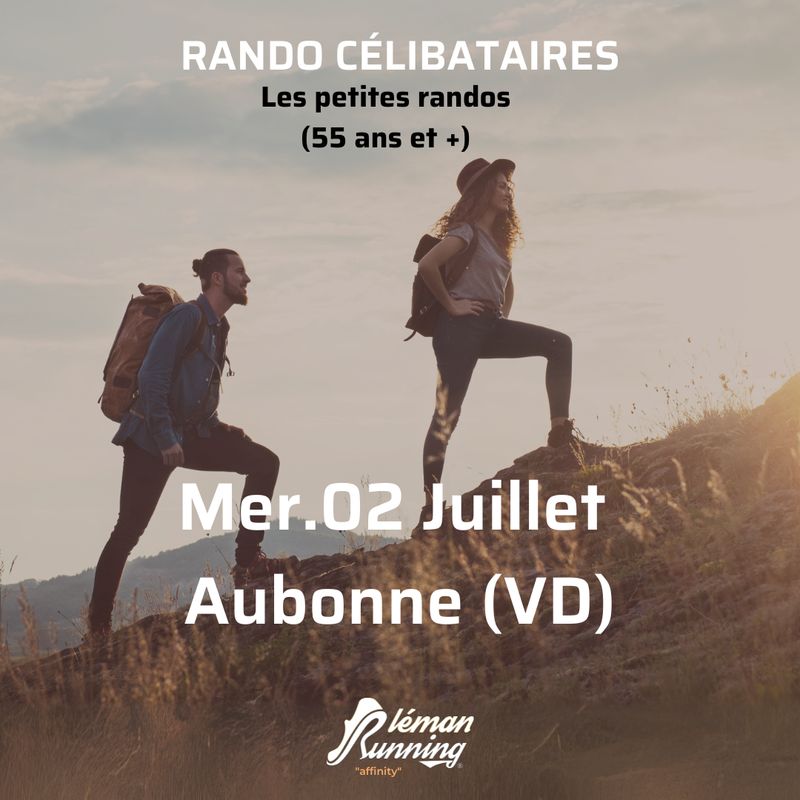 Rando Célibataires- Petites randos - Mercredi 02 juillet. 55 ans et plus  -Arboretum - Aubonne