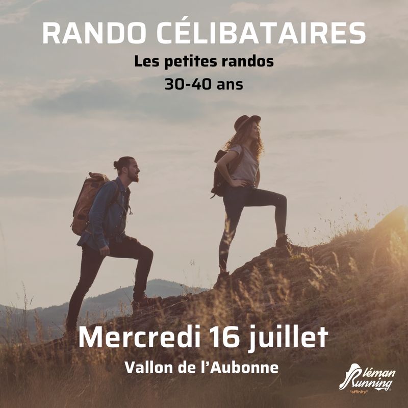 Rando Célibataires- Petites randos - Mercredi 16 juillet. 30-40 ans -Arboretum - Aubonne