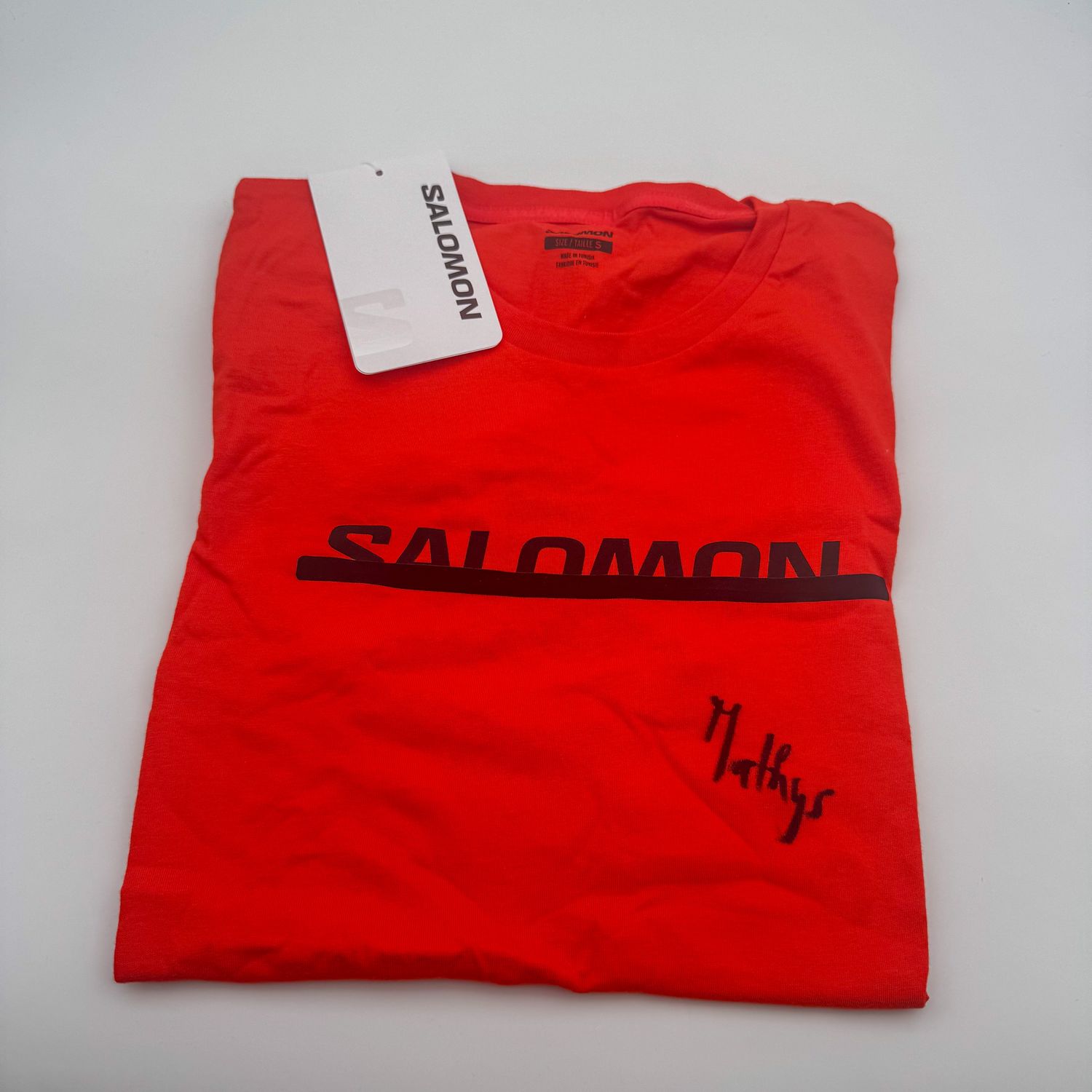 T-Shirt Salomon - taille S- signé Par Maude Mathys