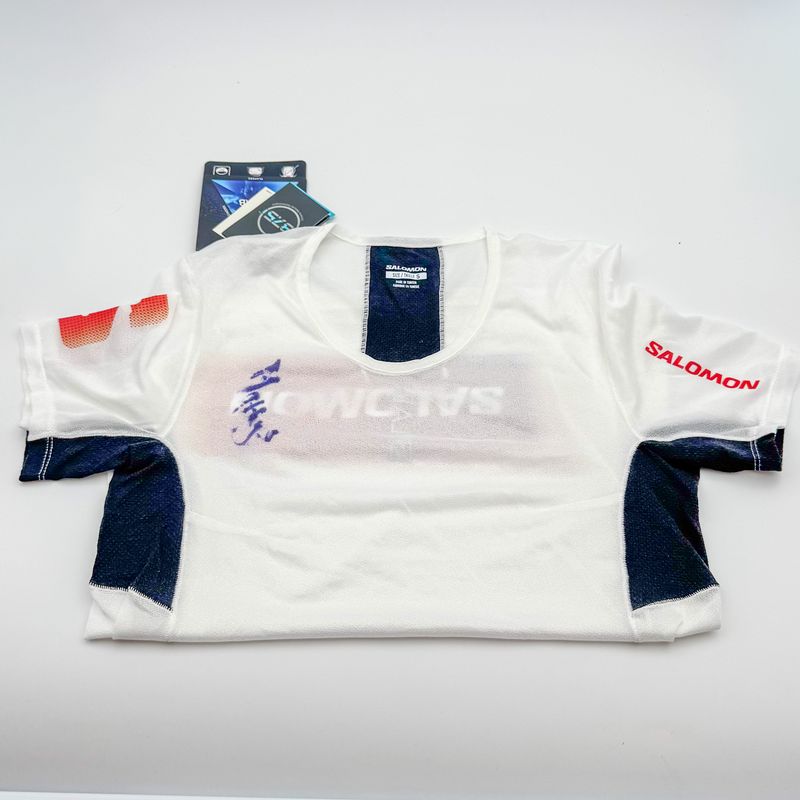 T-shirt Salomon S/Lab Sense- taille S- signé par Maude Mathys