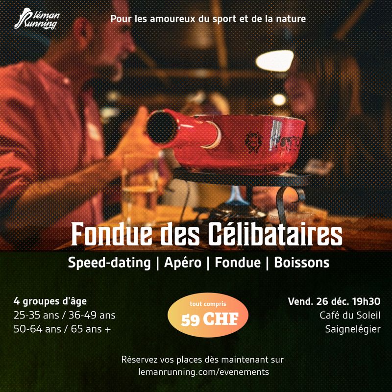 Soirée Célibataire 65 ans et plus  - Saignelégier 26 Décembre