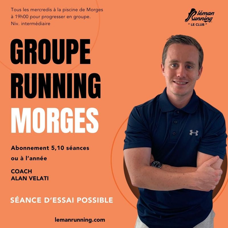 Léman Running Club Morges - Wednesday evenings with Alan Léman Running Club Morges - Mercredi soir avec Alan