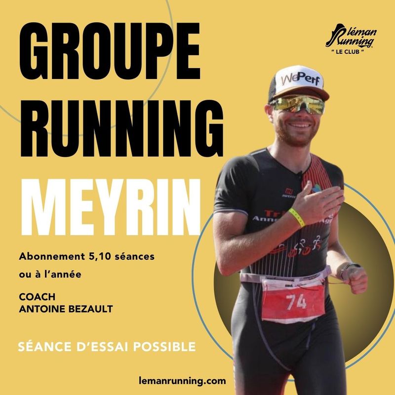 Léman Running Club Meyrin - Wednesday evening with Antoine Léman Running Club Meyrin - Mercredi soir avec Antoine