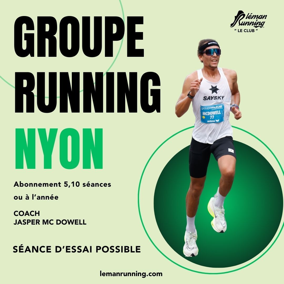 Léman Running Club Nyon - Jeudi soir avec Jasper