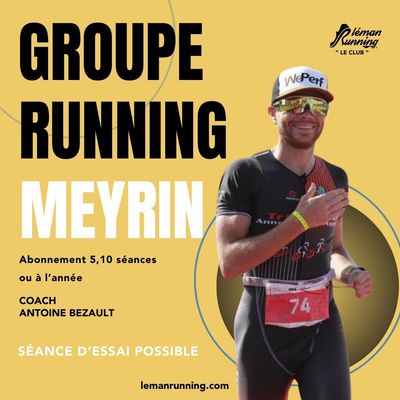 Léman Running Club Meyrin - Mercredi soir avec Antoine