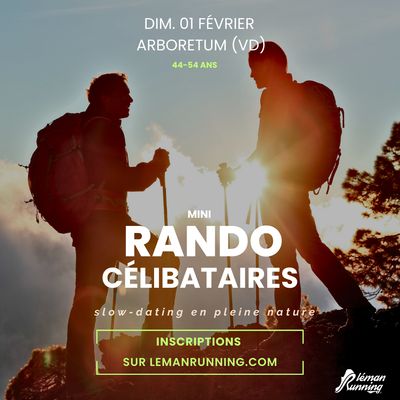 Rando Célibataires- Léman Running Affinity - Dimanche 01 Février. 44-54 ans -ARBORETUM