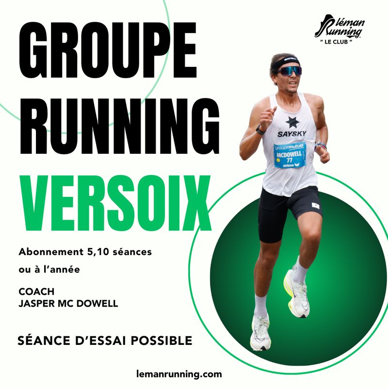 Léman Running Club Versoix - Jeudi soir avec Jasper Léman Running Club Versoix - Jeudi soir avec Jasper