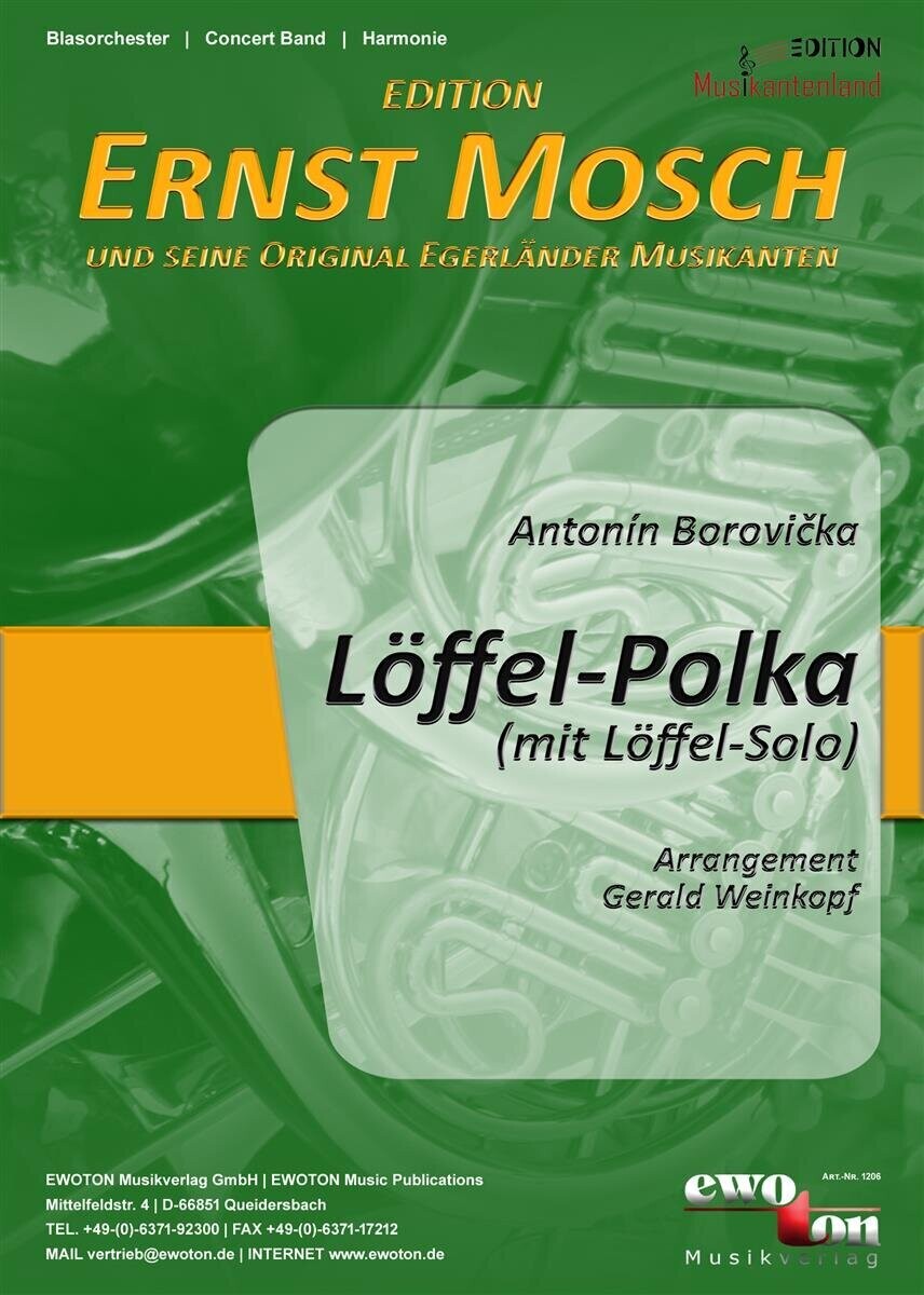 Löffel-Polka Notensatz für großes Orchester
