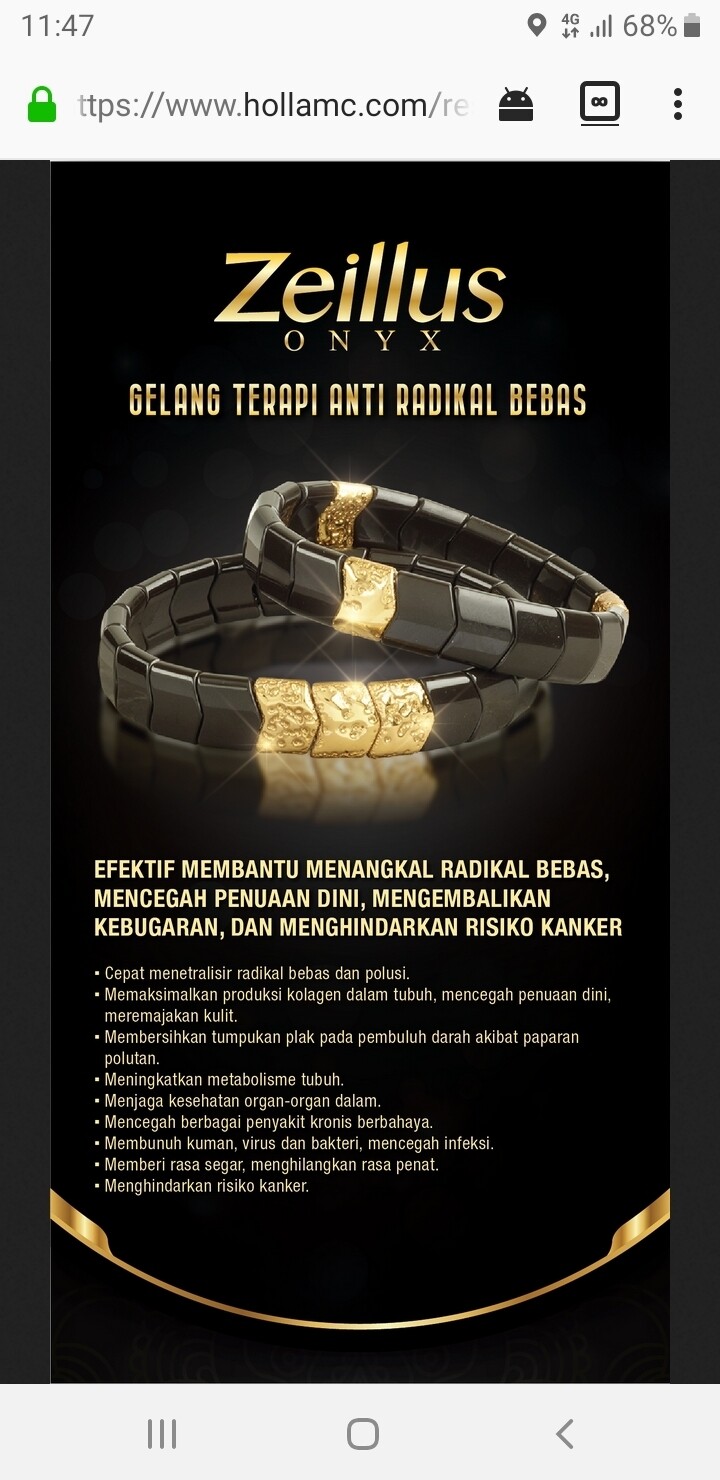 Gelang Zeillus Onyx