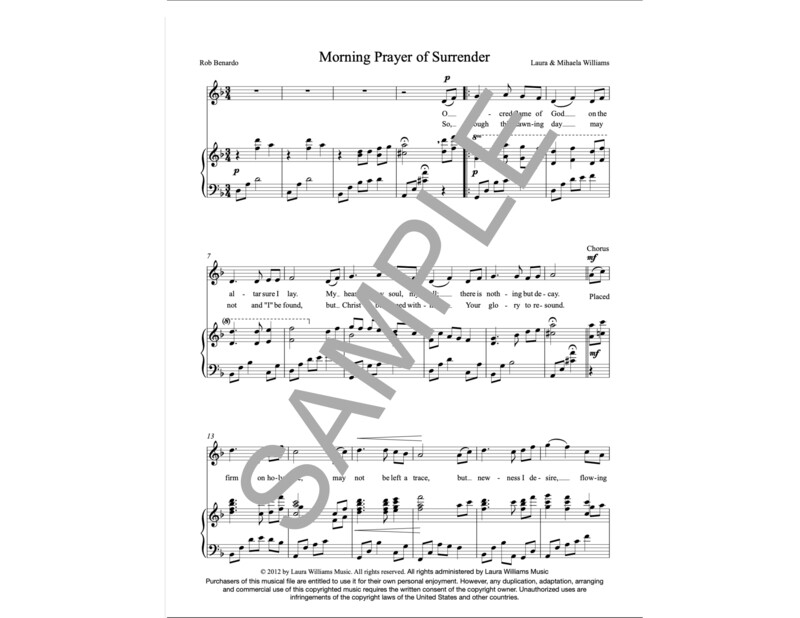 Prayer of Surrender (Sheet Music)