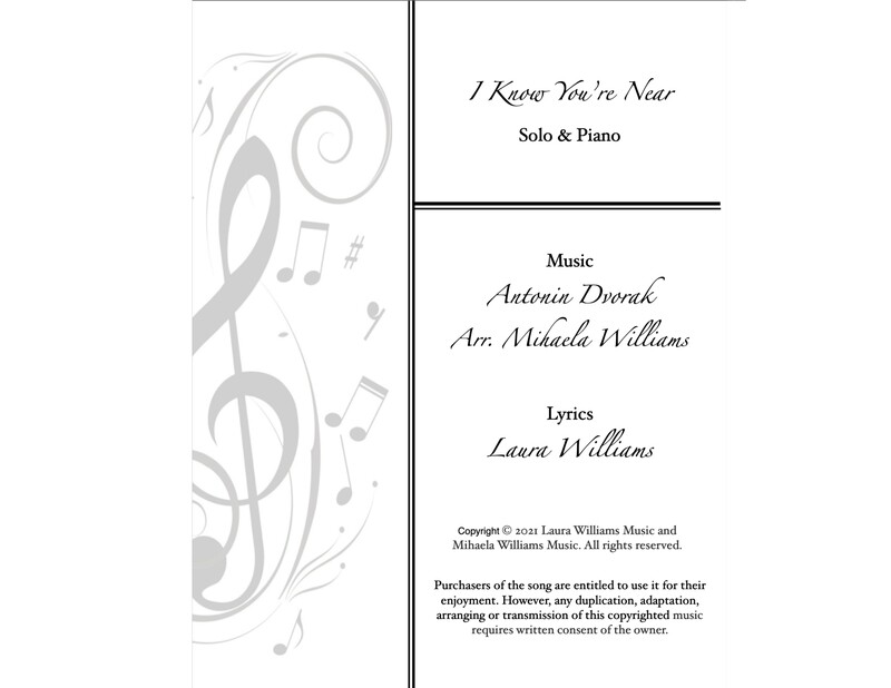 I Know You're Near (Sheet Music)