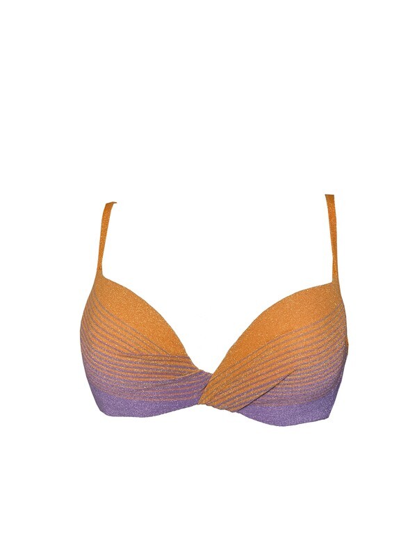 SHINE - Reggiseno con coppe + slip a vita alta