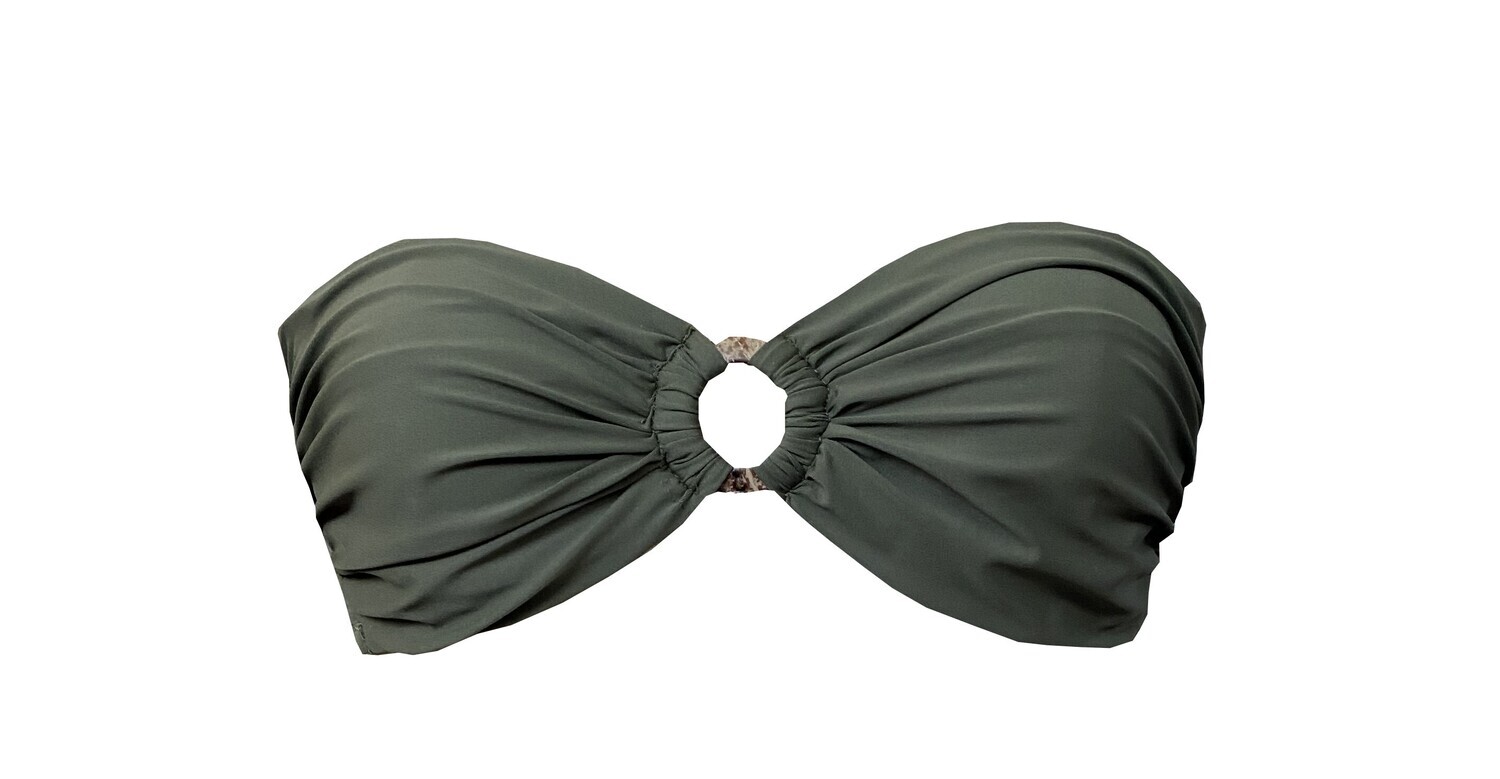 TECNICO - Reggiseno con ferretto e anello centrale + Slip con anelli laterali