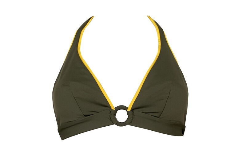 BICOLOR - Reggiseno a vela con anello centrale