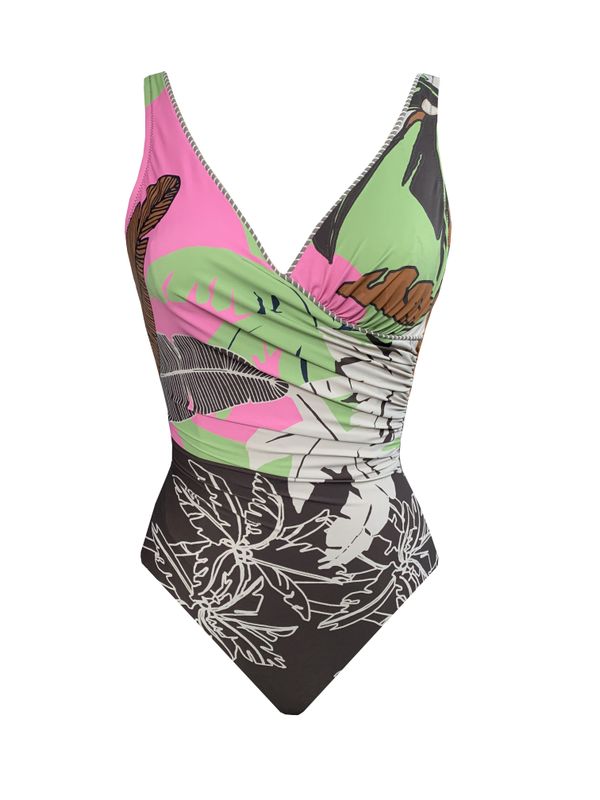 PALM BEACH - Intero con arricciatura