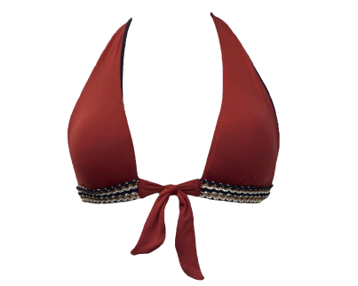 ETHNIC - Vela regolabile con fiocco reversibile (blu e bordeaux)