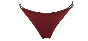 ETHNIC - Slip reversibile (blu e bordeaux)