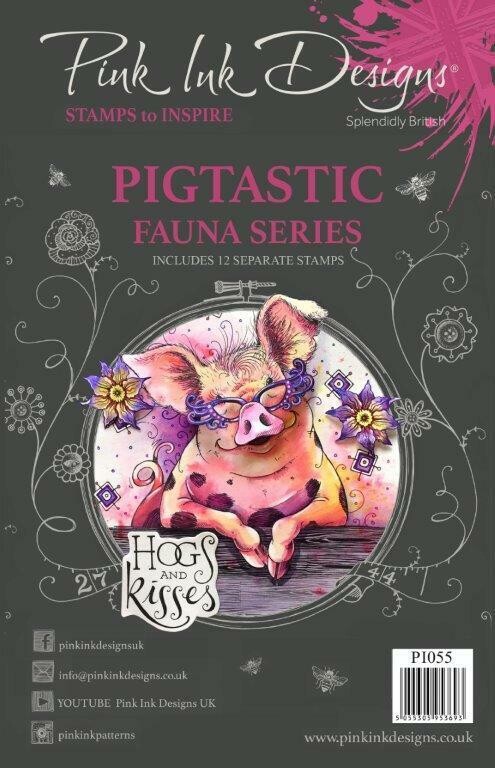 Pink Ink Designs A5 Stamp - PIGTASTIC