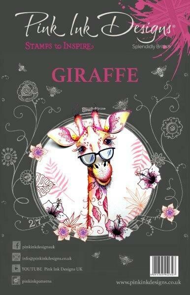 Pink Ink Designs A5 Stamp - GIRAFFE