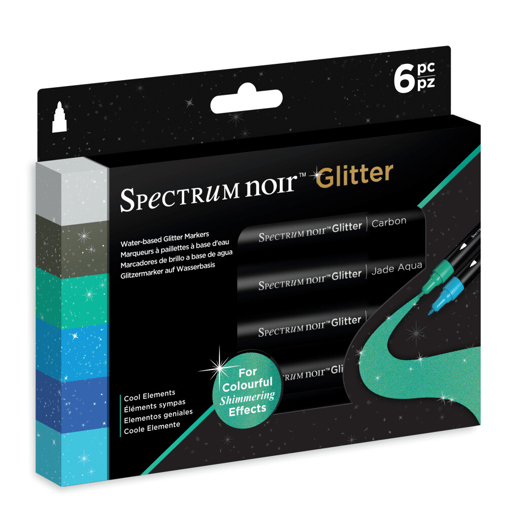 Spectrum Noir - Glitter Markers COOL ELEMENTS
