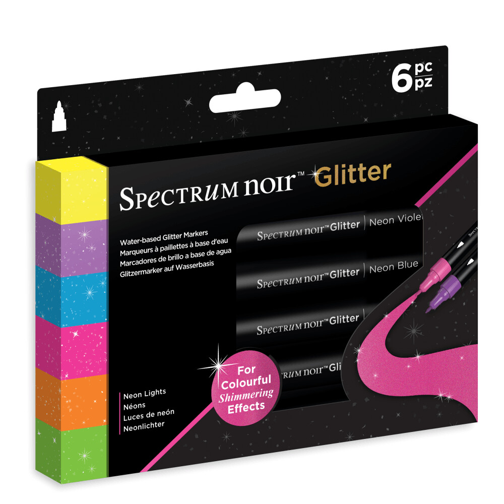 Spectrum Noir - Glitter Markers NEON LIGHTS