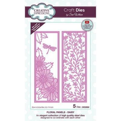Dies by Sue Wilson - Floral Panels - CED2052 - DAISY