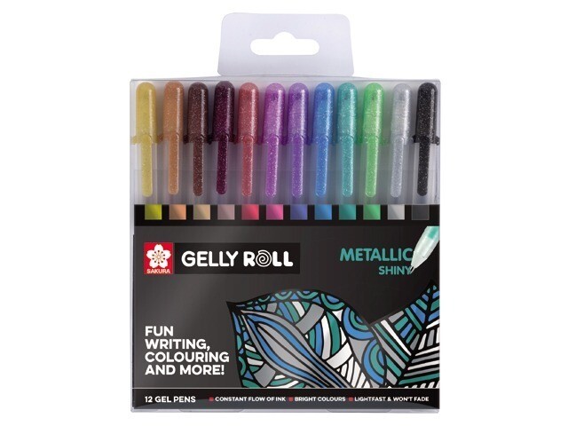 Sakura GELLY ROLL - METALLIC x Pack set of 12 colours