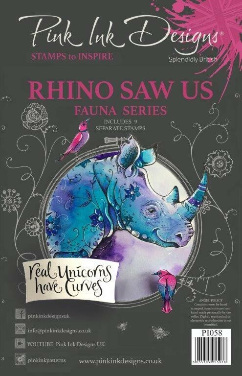 Pink Ink Designs A5 Stamp - RHINO SAW US