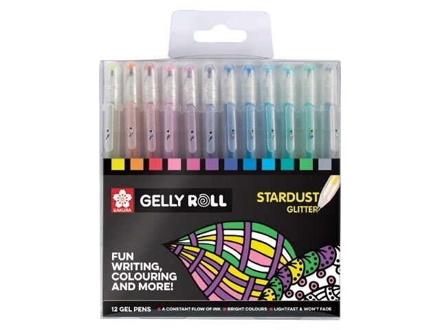 Sakura GELLY ROLL - STARDUST x Pack set of 12 colours
