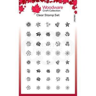 Woodware Clear Magic Stamp set - Bubble TOPS by Jane Gill
