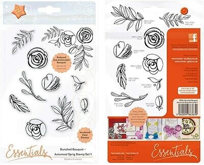Tonic Acrylic Stamp Set - AUTUMNAL SPRIG Stamp Set 1