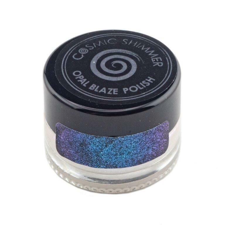 Cosmic Shimmer - Opal Blaze Polish - TEAL RASPBERRY
