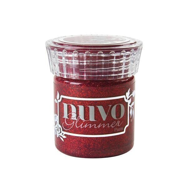 NUVO Glimmer Paste - GARNET RED