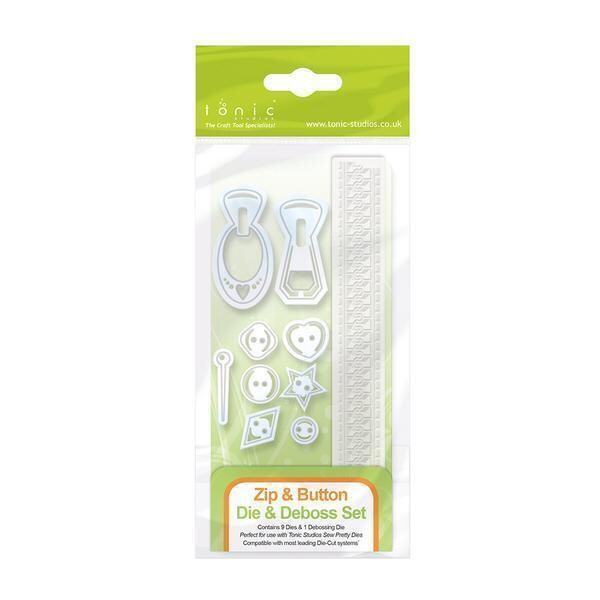 Tonic Sew Pretty Dies - ZIP &amp; BUTTON