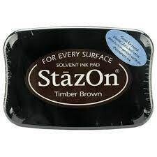 StazOn Ink Pad - TIMBER BROWN