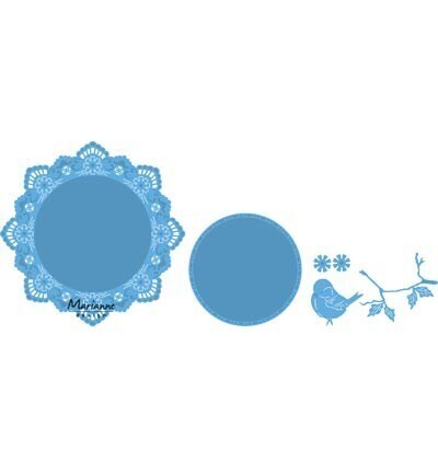 Marianne Designs Creatables dies - PETRA&#39;S CIRCLE WITH BIRD