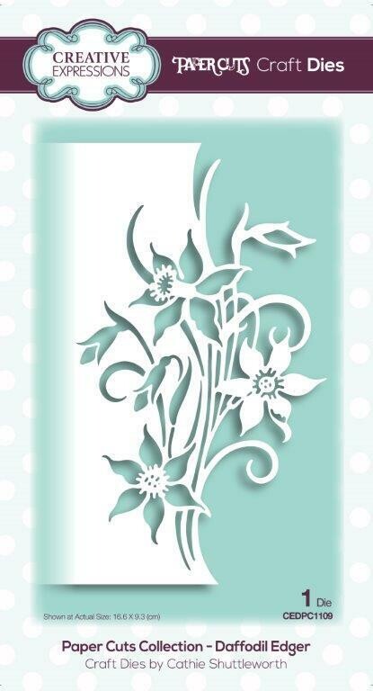 Creative Expressions Paper Cuts Edger Dies DAFFODIL