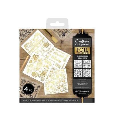 Crafter&#39;s Companion Foil Transfers - BLOSSOMING BOUQUETS