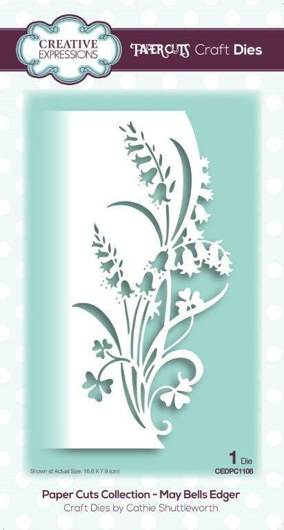Creative Expressions Paper Cuts Edger Dies MAY BELLS