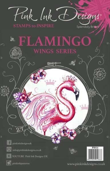 Pink Ink Designs A5 Stamp - FLAMINGO